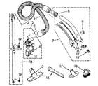 Kenmore 1163261090C hose and attachment diagram