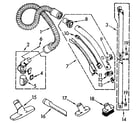 Kenmore 1163265090C hose and attachment diagram