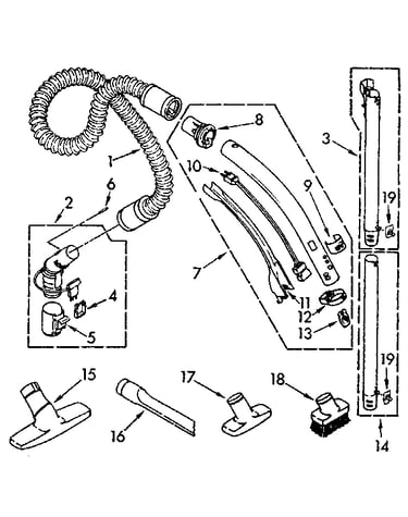 Hose and attachment