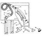 Kenmore 1163235090C hose and attachment diagram