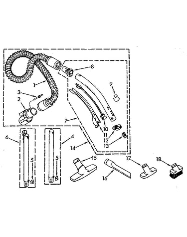 Hose and attachment
