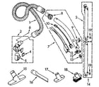 Kenmore 1163269090C hose and attachment diagram