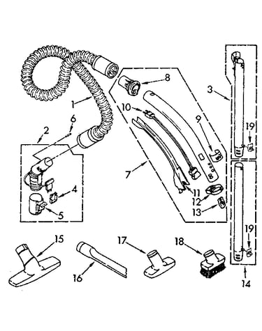 Hose and attachment