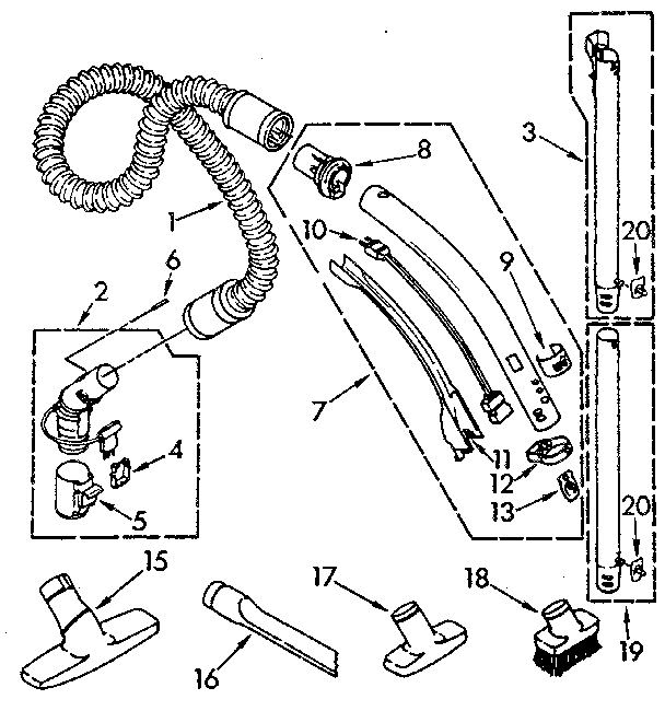 HOSE AND ATTACHMENT
