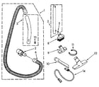 Kenmore 1163231090C hose and attachment diagram