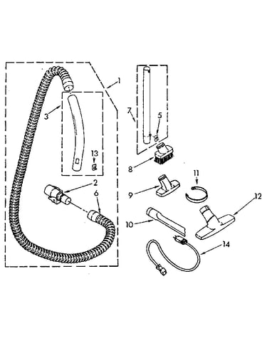 Hose and attachment