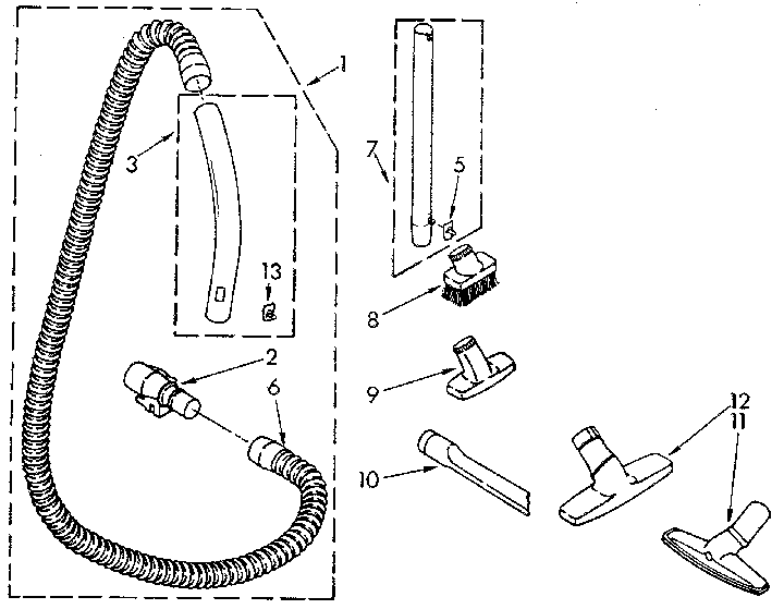 HOSE AND ATTACHMENT