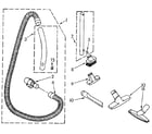 Kenmore 1163211090C hose and attachment diagram