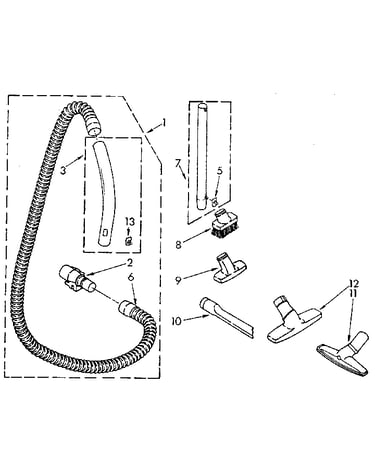 Hose and attachment