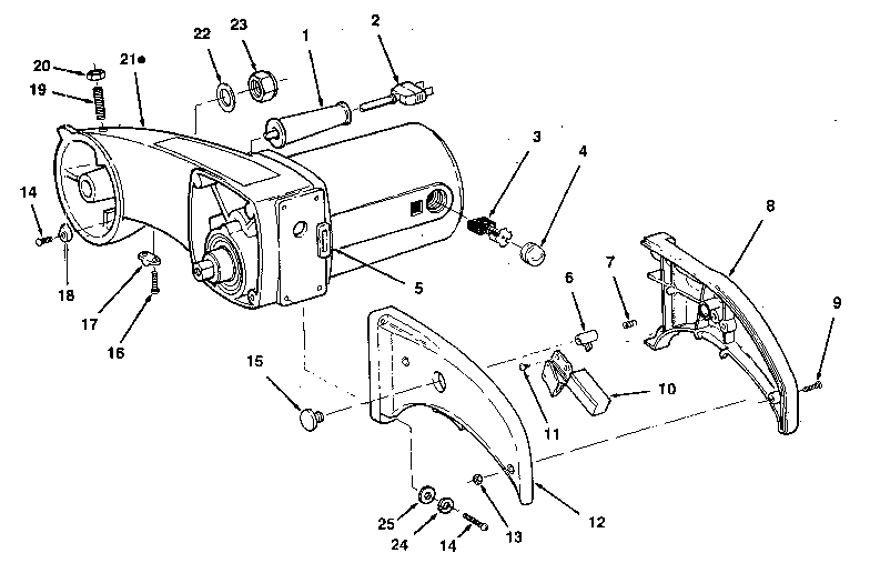 FIGURE 2 - ARM AND MOTOR ASSEMBLY