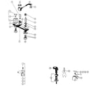 Peerless 9502 two handle washerless kitchen faucets diagram