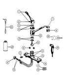 Single handle washerless kitchen faucet