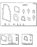 Gasket/breather gasket set and valve overhaul kit