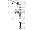 Peerless 9211 two handle washerless kitchen faucets diagram