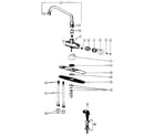 Peerless 3034 two handle washerless kitchen faucets diagram