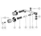 Peerless 9712 two handle washerless tub and shower valves diagram