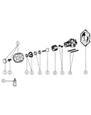 Single handle washerless tub and shower valves