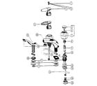 Peerless 9644 two handle washerless widespread lavatory faucets diagram