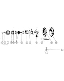 Single handle washerless tub and shower valves