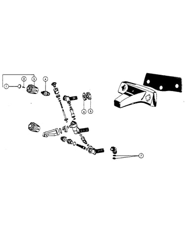 Two handle washerless valu-flo tub and shower valves