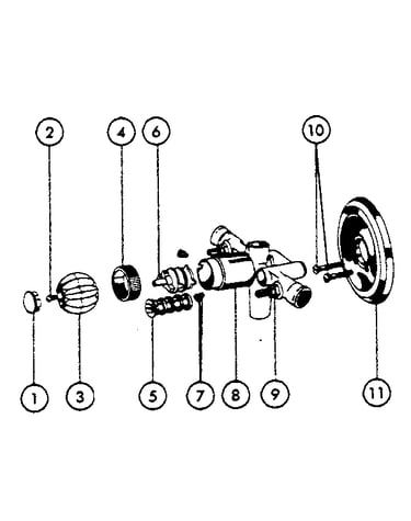 Single handle washerless tub and shower valves