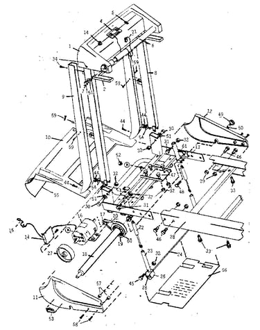 Console and motor assembly