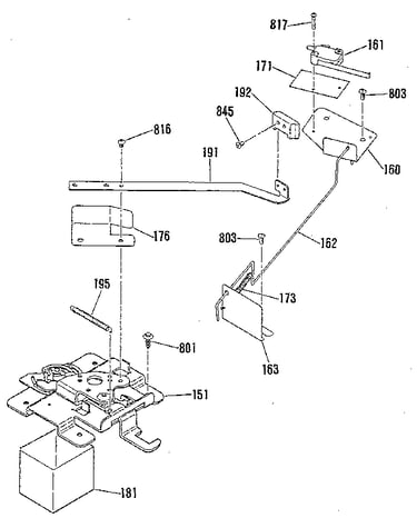 Door lock section
