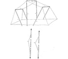 Sears 718770880 frame assembly diagram