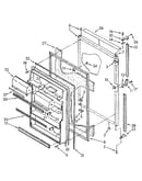 Refrigerator door