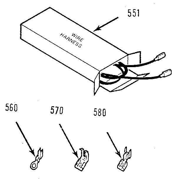 WIRE HARNESS AND COMPONENTS