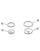 Optional porcelain pan and chrome ring kit no. 8068400