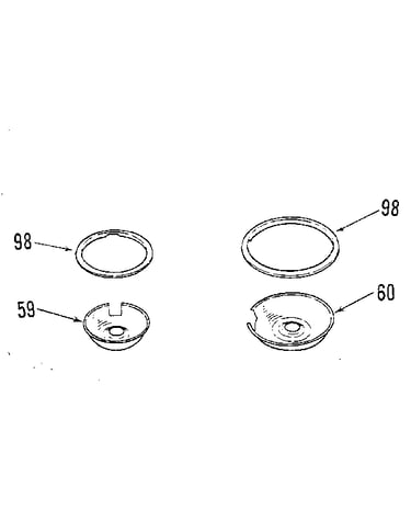 Optional porcelain pan and chrome ring kit no. 8068400