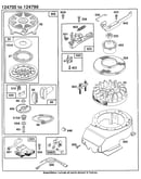 Flywheel assembly and blower housing