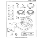 Briggs & Stratton 124700 TO 124799 (3167 - 3167) fuel tank assembly diagram