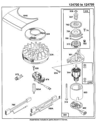 Electric starter and magneto