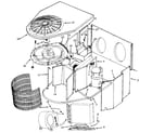 Sears 867819262 non-functional replacement parts diagram