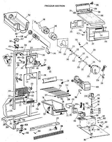 Freezer section