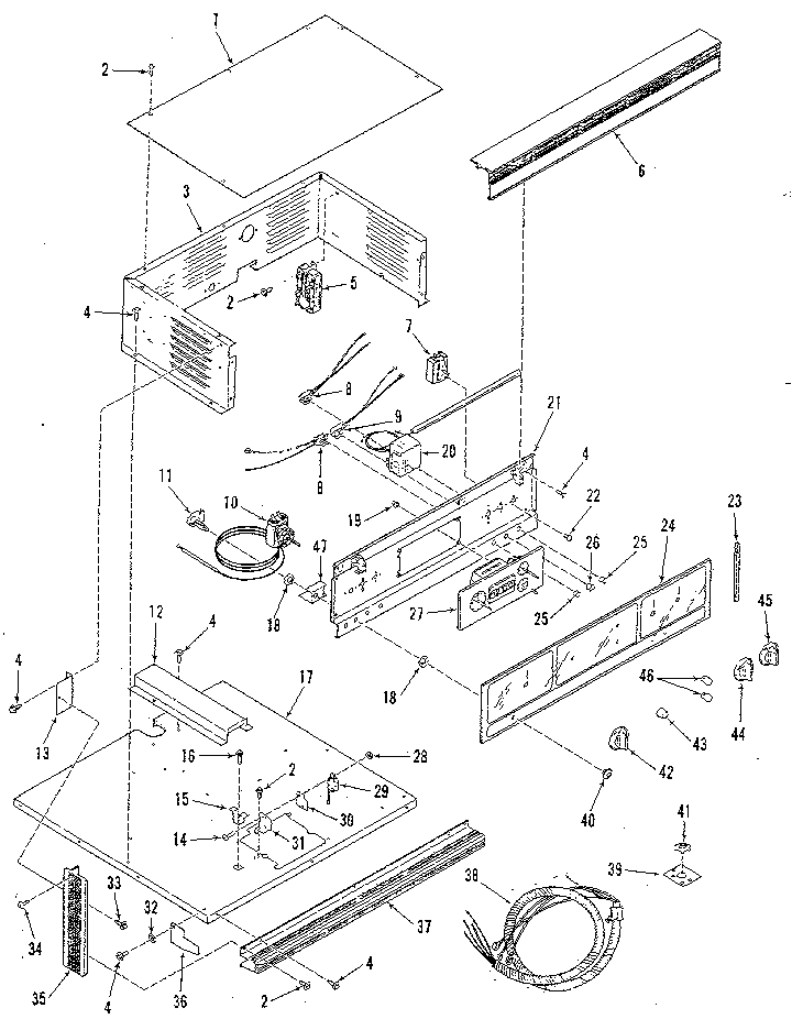 Control panel section