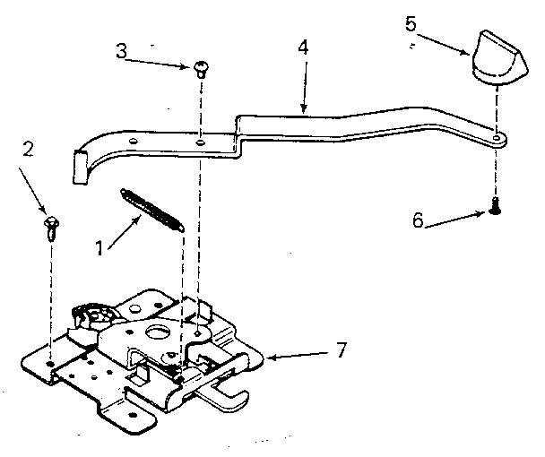 Oven door lock section