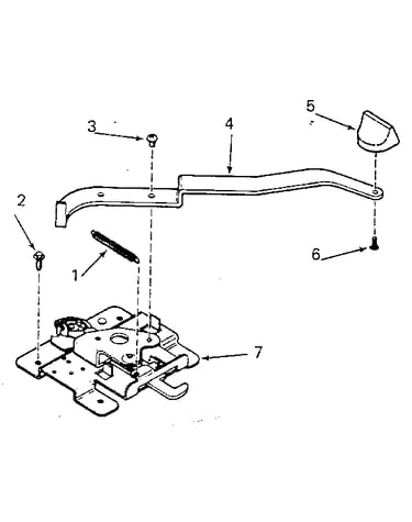 Oven door lock section