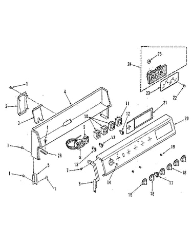 Backguard section