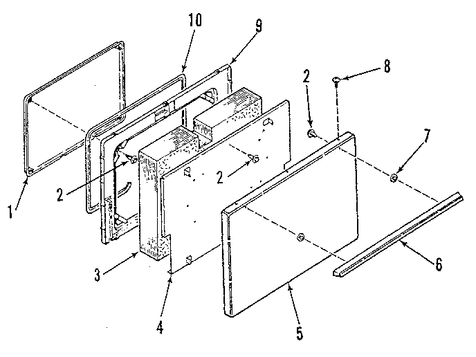 OVEN DOOR SECTION