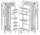 GE TFX20KLJ doors diagram