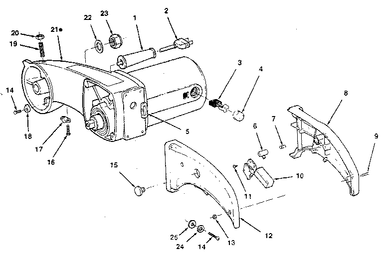 Figure 2 - arm and motor assembly
