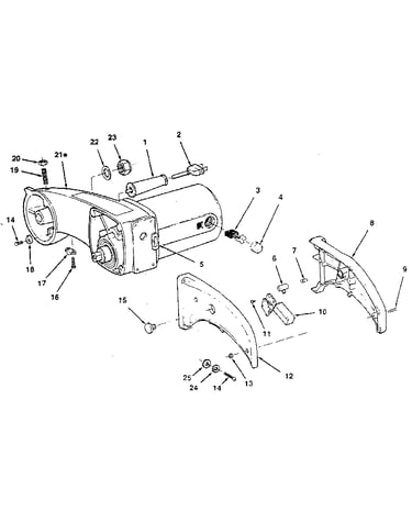 Figure 2 - arm and motor assembly