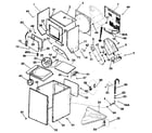 Kenmore 41799970100 cabinet parts & heater diagram