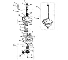 Kenmore 41799970800 transmission, water seal, lower bearing assy diagram