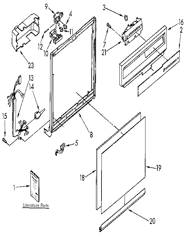 Frame and console