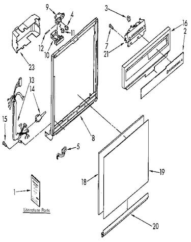 Frame and console