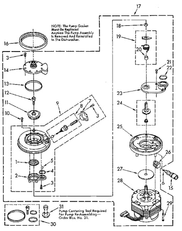 Pump and motor